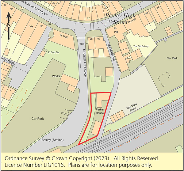 Lot: 143 - DETACHED COMMERCIAL BUILDINGS WITH PLANNING FOR NEW FLATS AND OFFICE UNIT -